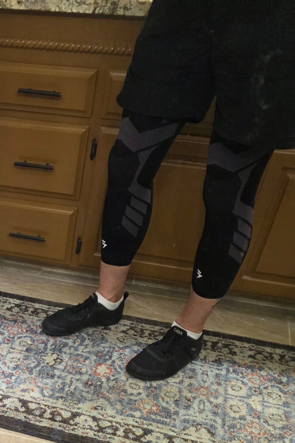Customer photo review of Compression Sleeves V2 for Knees and Legs