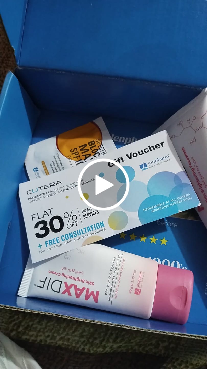 Customer video review of Maxdif Brightening Cream