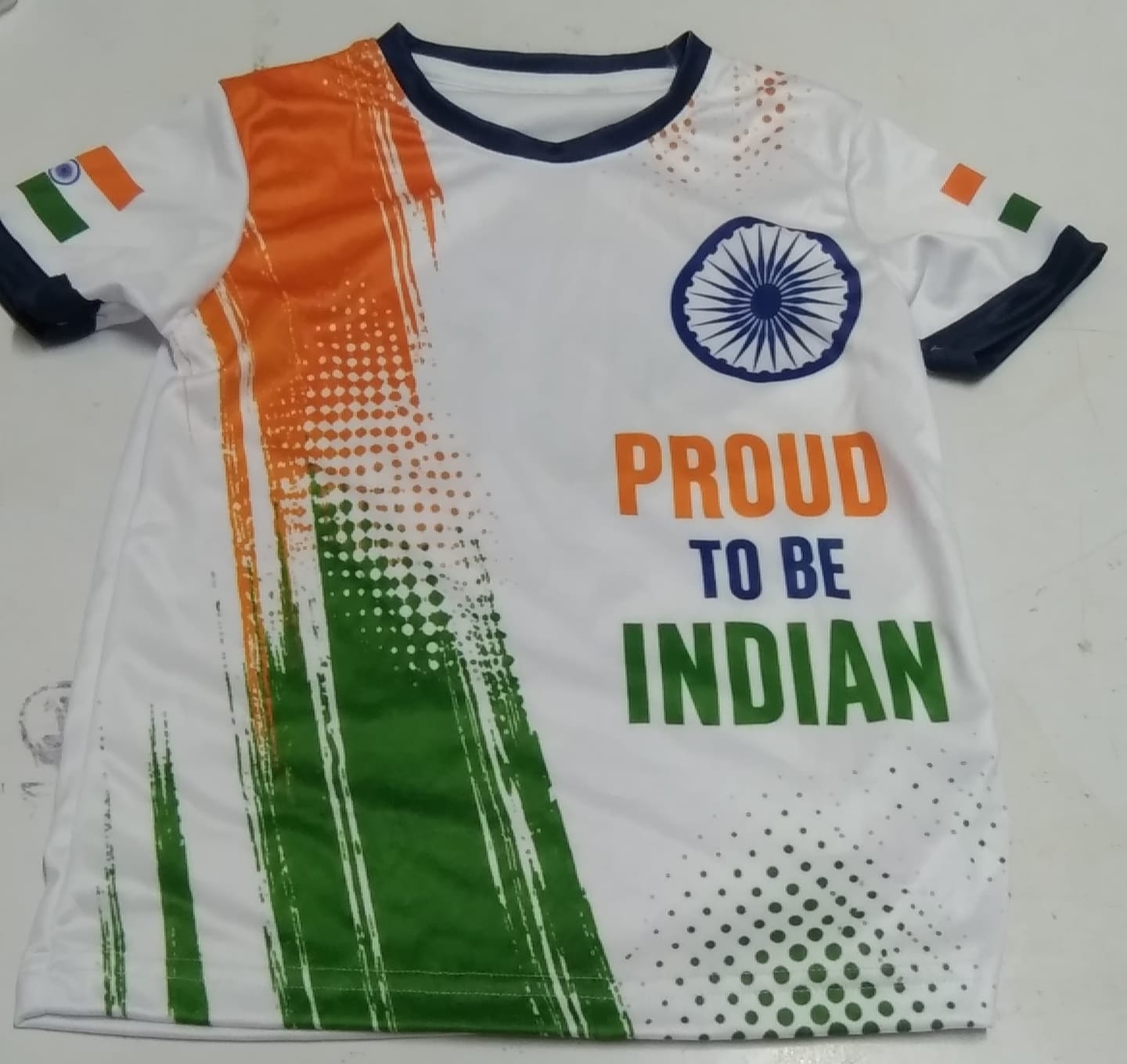 Customer photo review of Personalized Independence Day Jersey for Boys & Girls