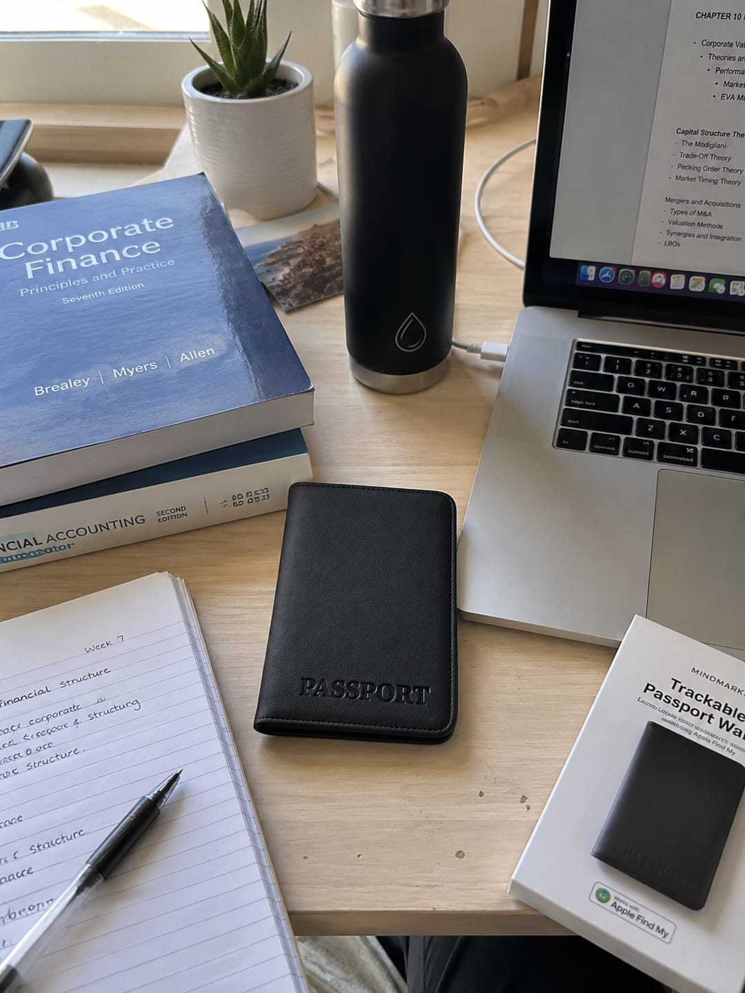 Customer photo review of Passport Trackable Wallet