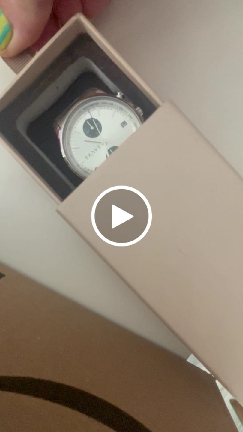 Customer video review of Reloj BRAVE ~ Monarca Silver