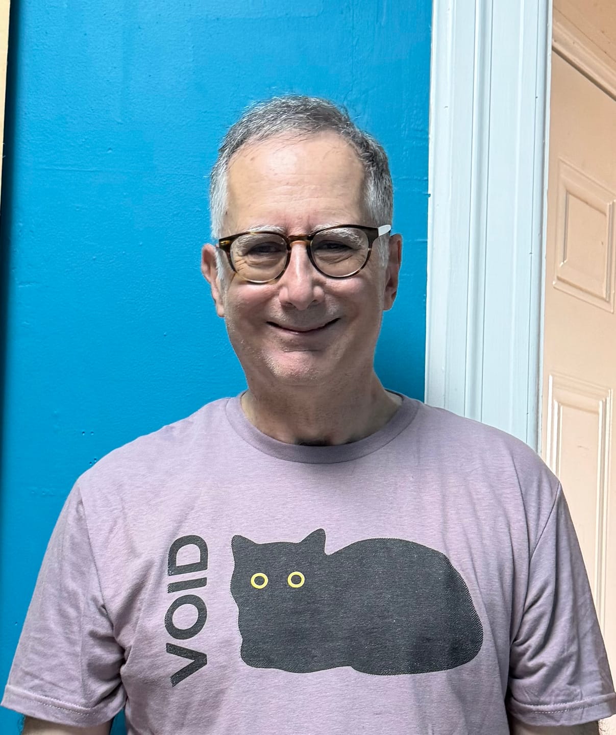 Customer photo review of Black Cat Society Tee