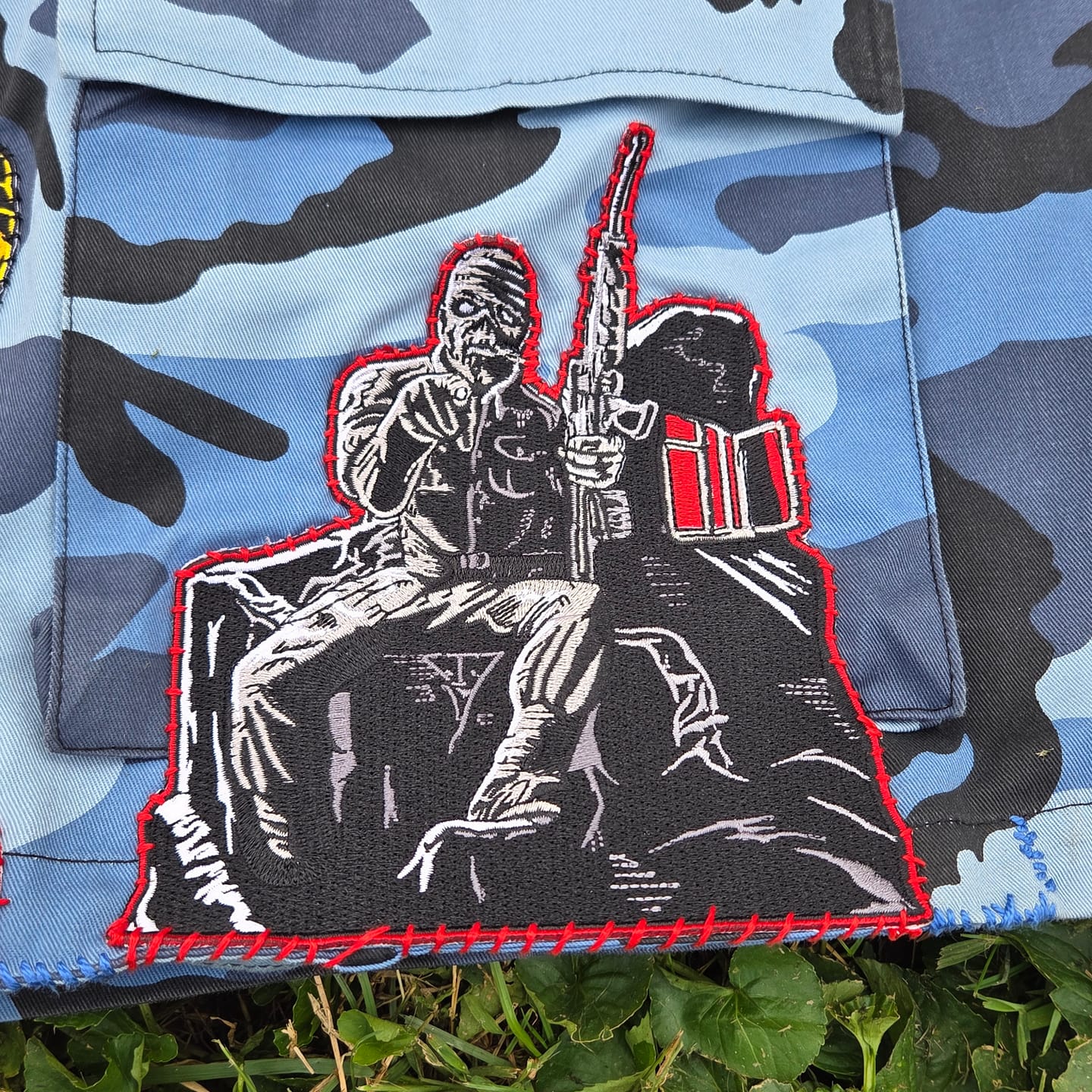 Customer photo review of Iron Maiden - 2 Minutes To Midnight - Oversize Embroidered Patch