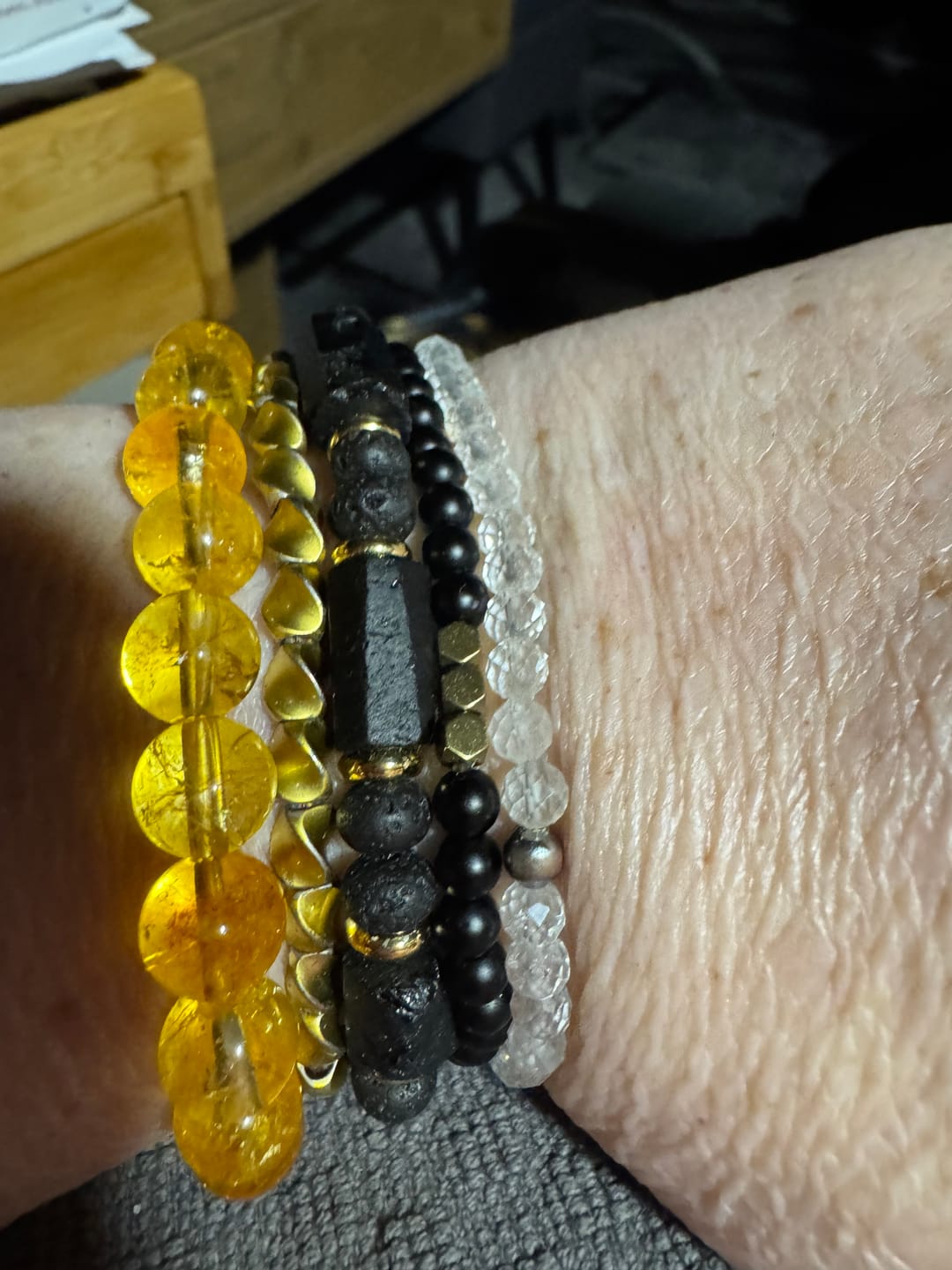 Customer photo review of Turmalin Armband - Natursteine