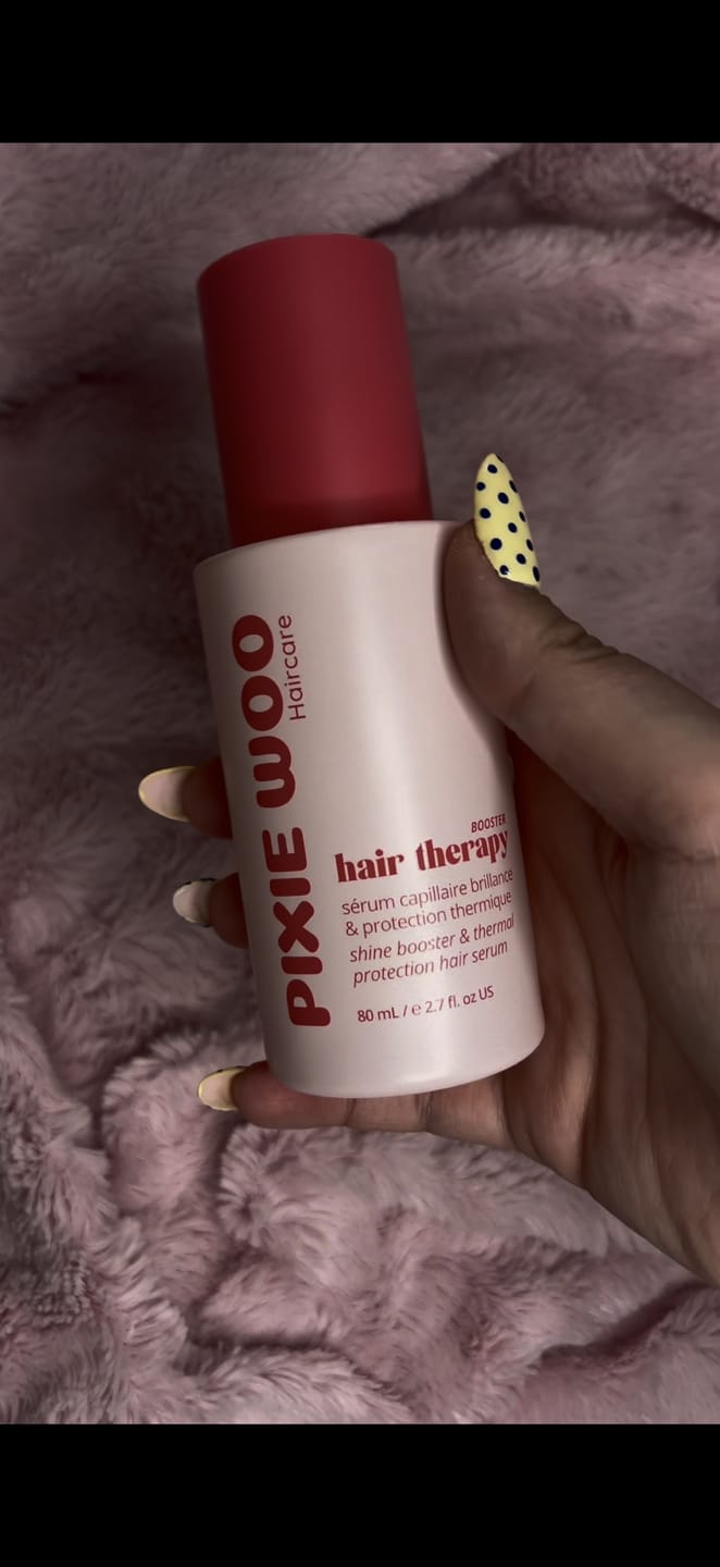 Customer photo review of Thermal hair serum & shine booster - Coco Cherry