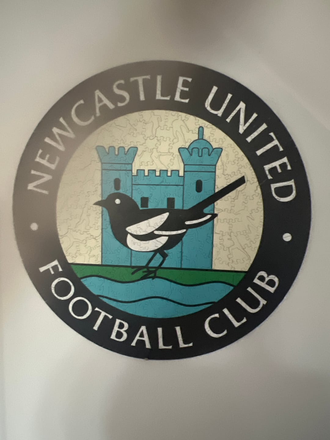 Customer photo review of Newcastle United FC® Retro Crest - Wooden Puzzle
