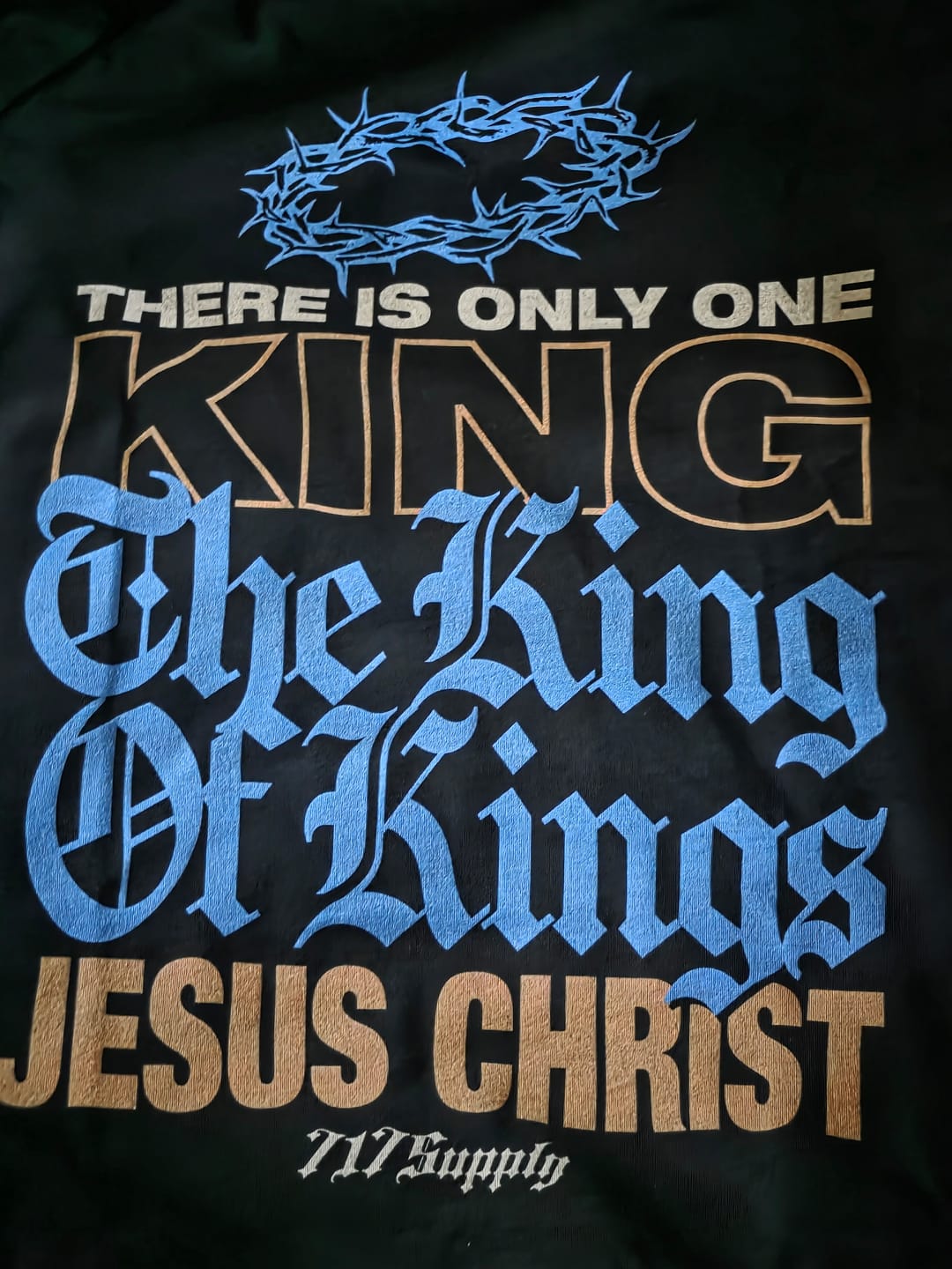Customer photo review of King Of Kings Shirt