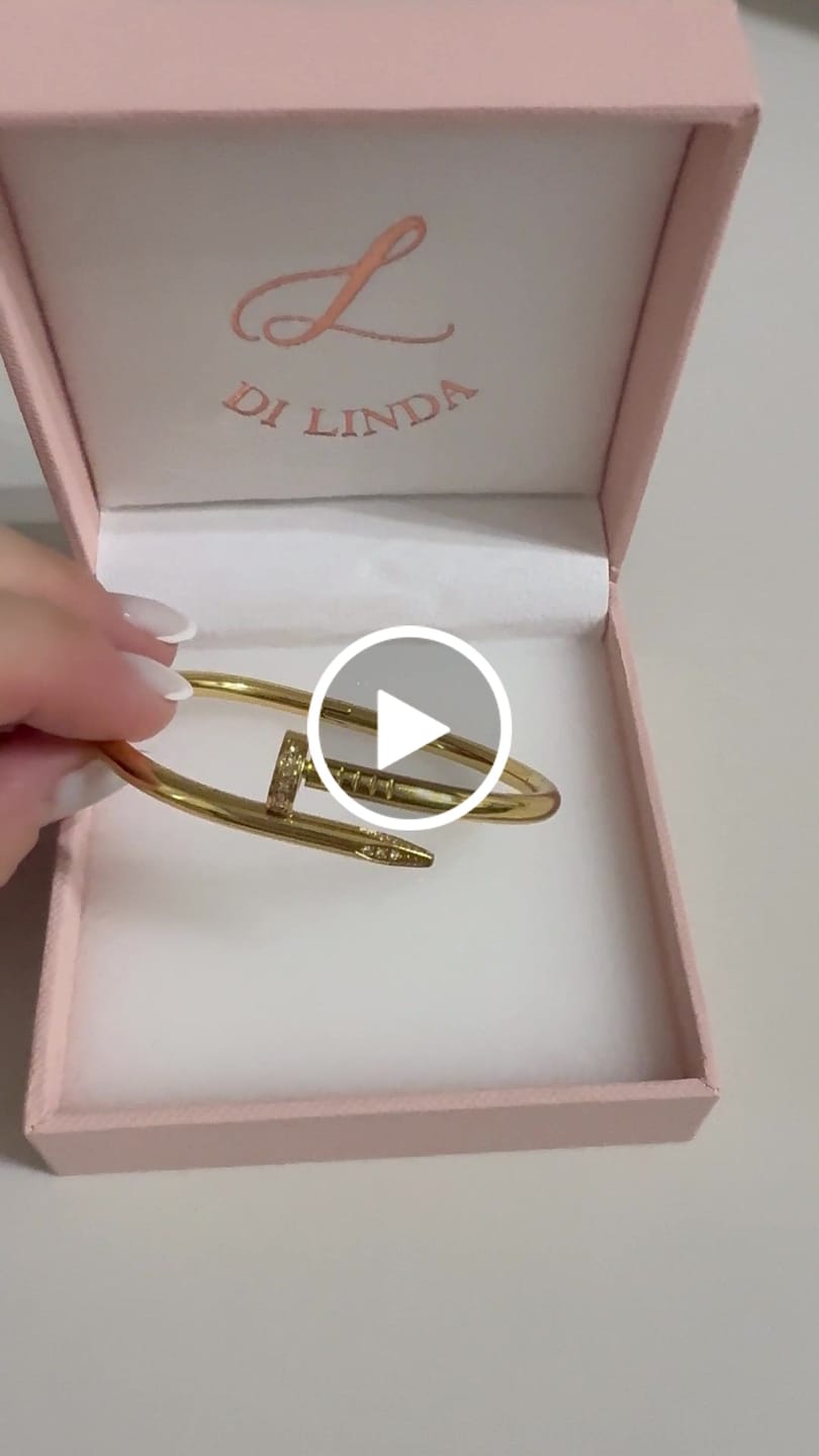 Customer video review of Bracciale Chiodo con Zirconi – Oro Giallo o Oro Bianco