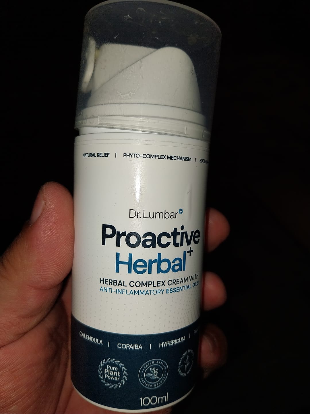 Customer photo review of Proactive Herbal+ Speciális Gyógynövény Krém Izmokra, Ízületekre, Talpi Bőnyére