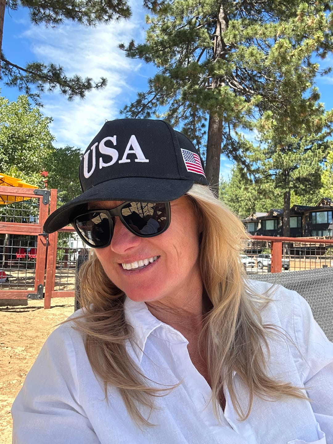 Customer photo review of USA 250th Anniversary Hat (1776–2026) — U.S.A. Embroidered Semiquincentennial Cap