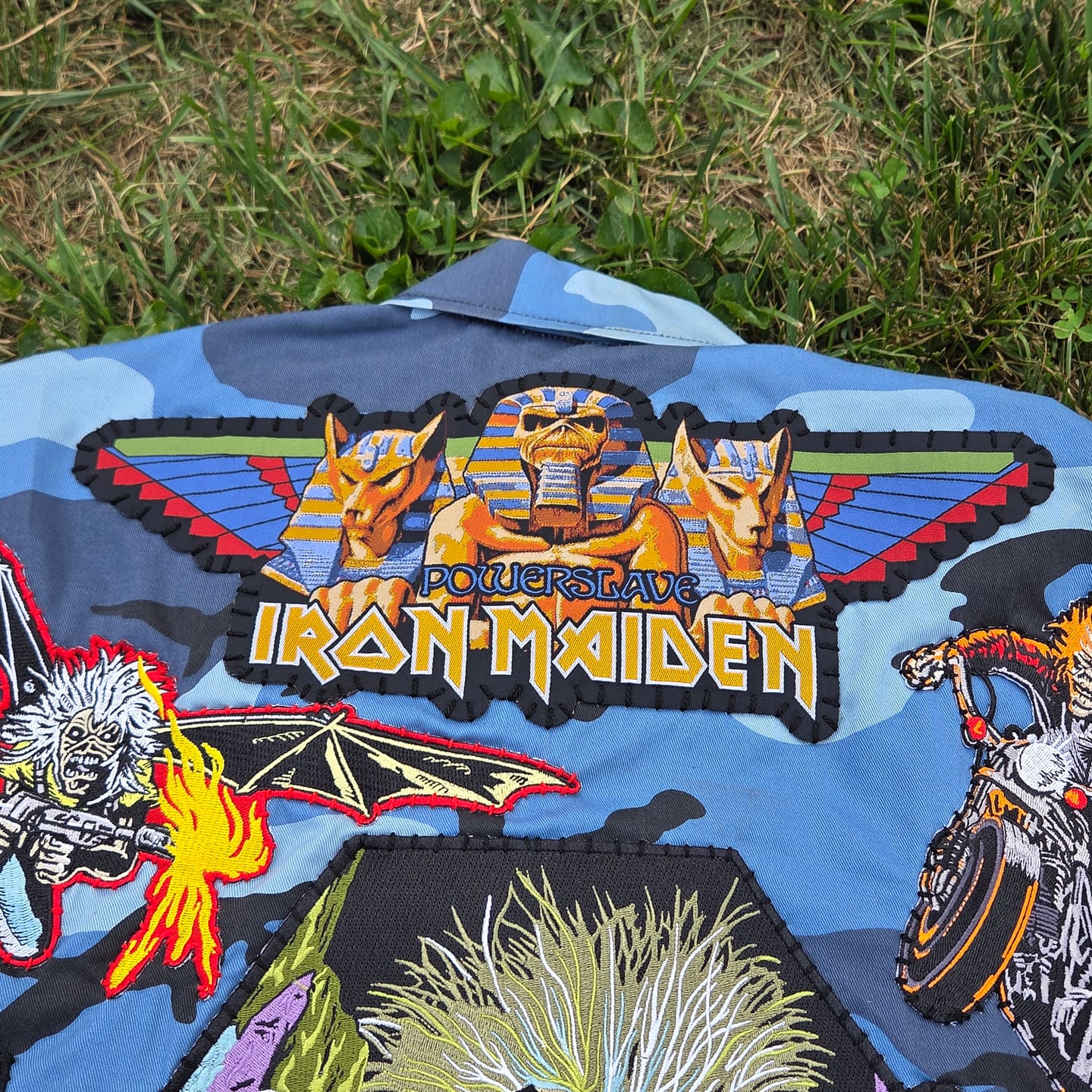 Customer photo review of Iron Maiden - Powerslave - Oversized Patch