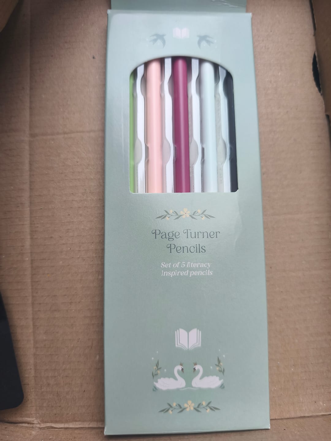 Customer photo review of Bleistifte mit Büchersprüchen – 5er Set für Booklover & Leseratten