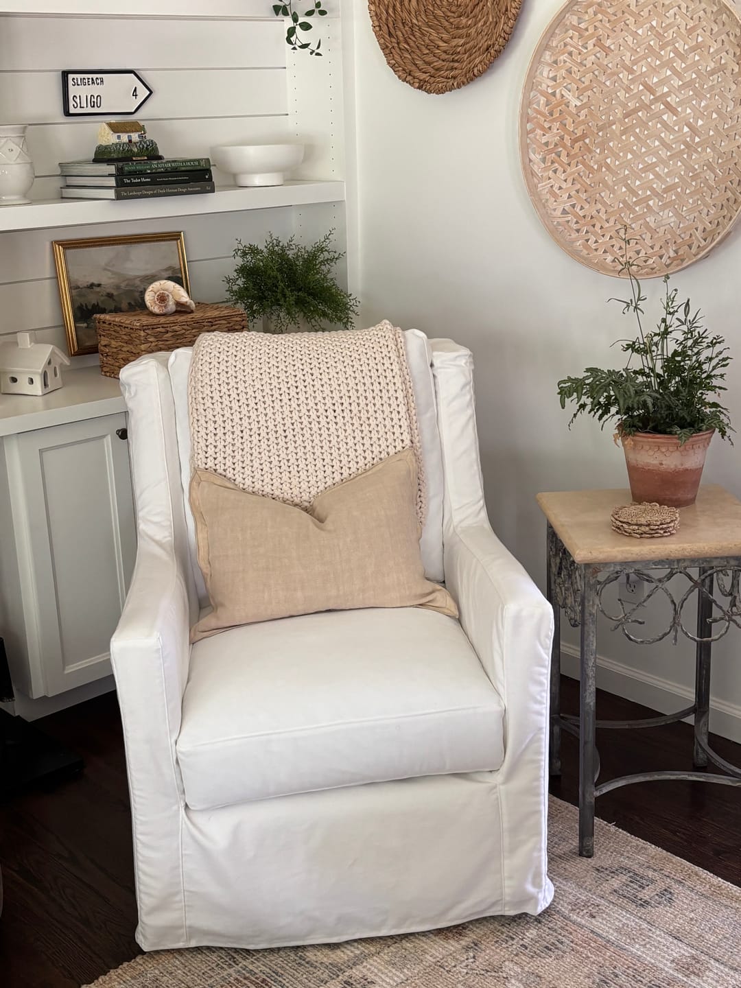 Customer photo review of Quick Ship - Cape May Slipcovered Chair