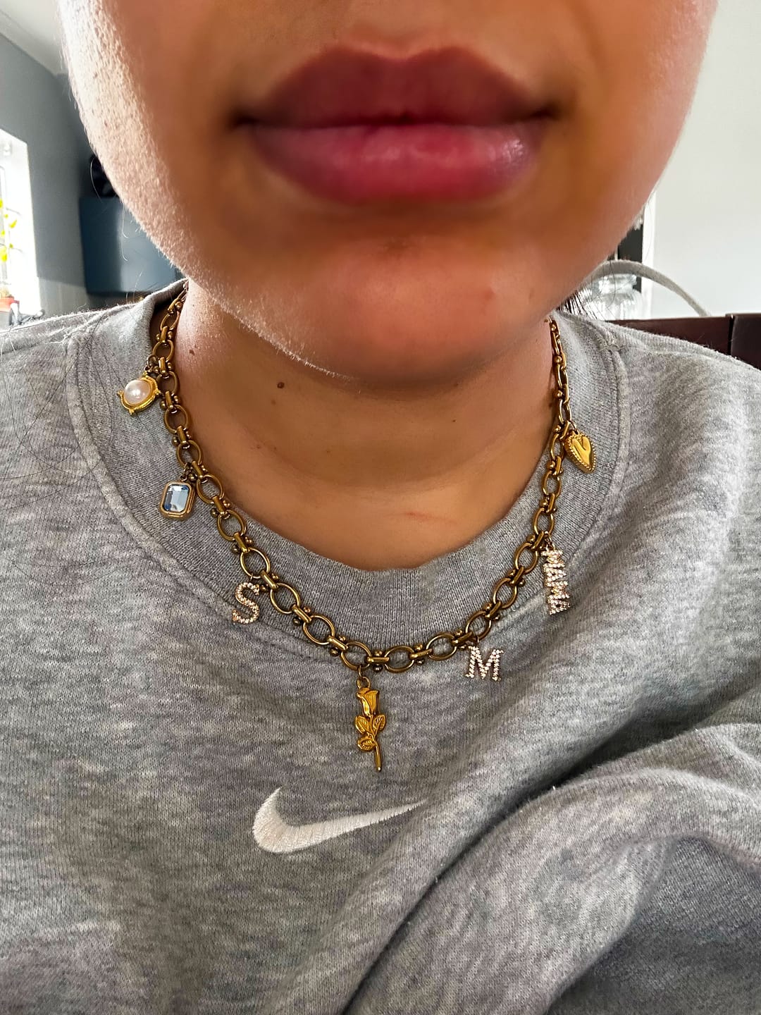Customer photo review of CHARM NECKLACES - Create your own + virtual consult