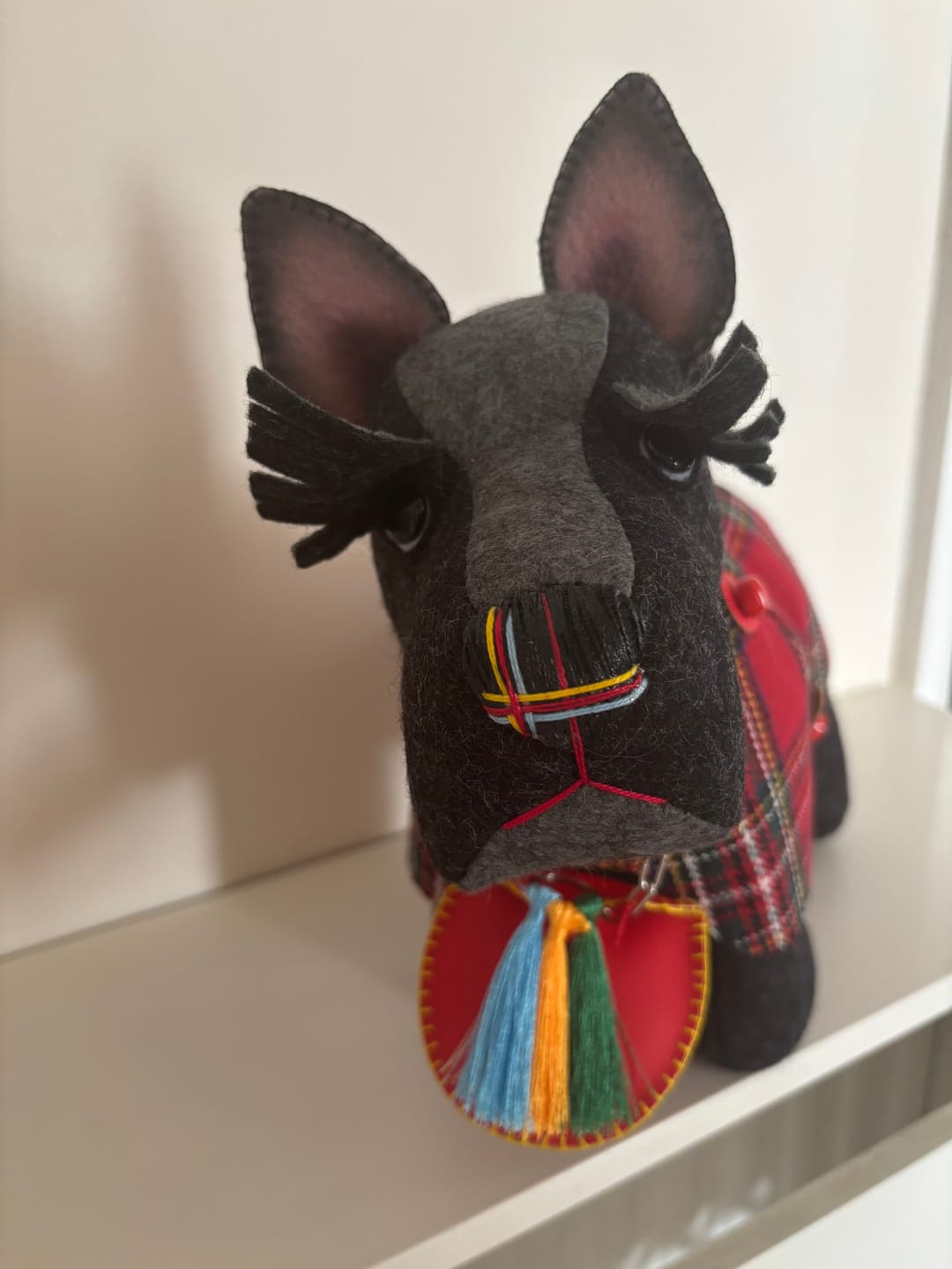 Customer photo review of Scottish Terrier PDF Pattern and Video Tutorial