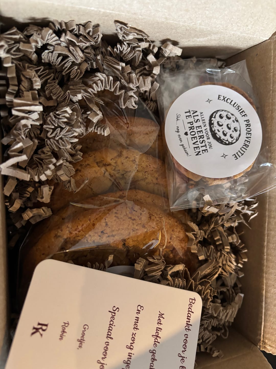 Customer photo review of OG Chocolate Chip Cookies