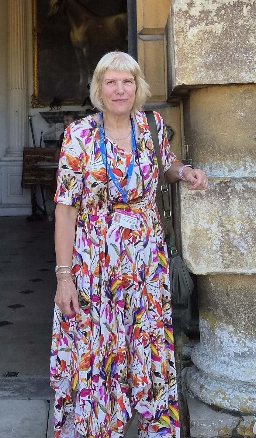 Customer photo review of Abstract Bloomscape Viscose Fabric