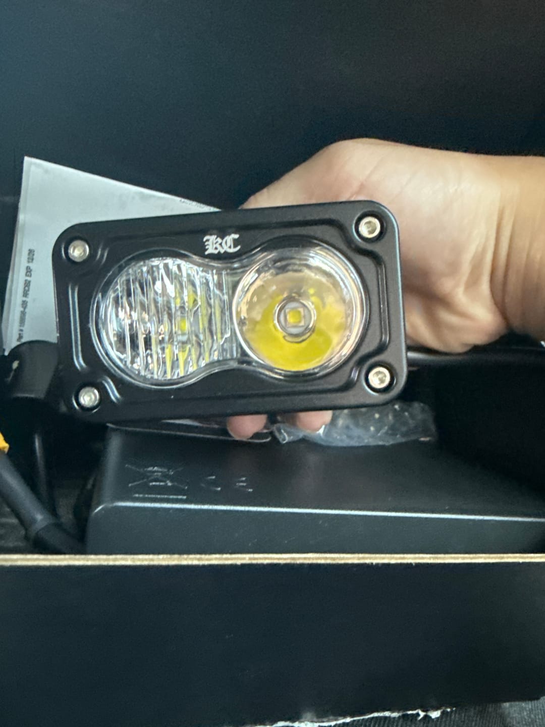 Customer photo review of 2000+ Lumens Baja Style Light Kit (Battery Powered)