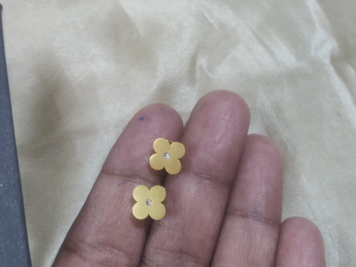 Customer photo review of Blossom Earrings