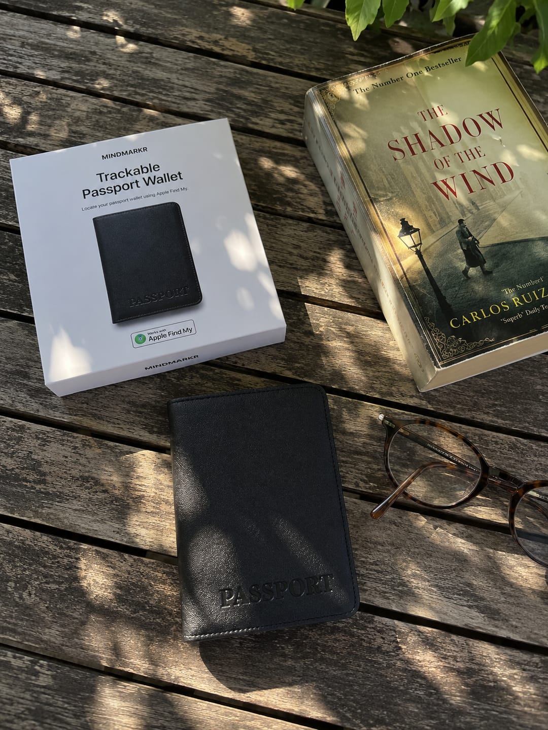 Customer photo review of Passport Trackable Wallet