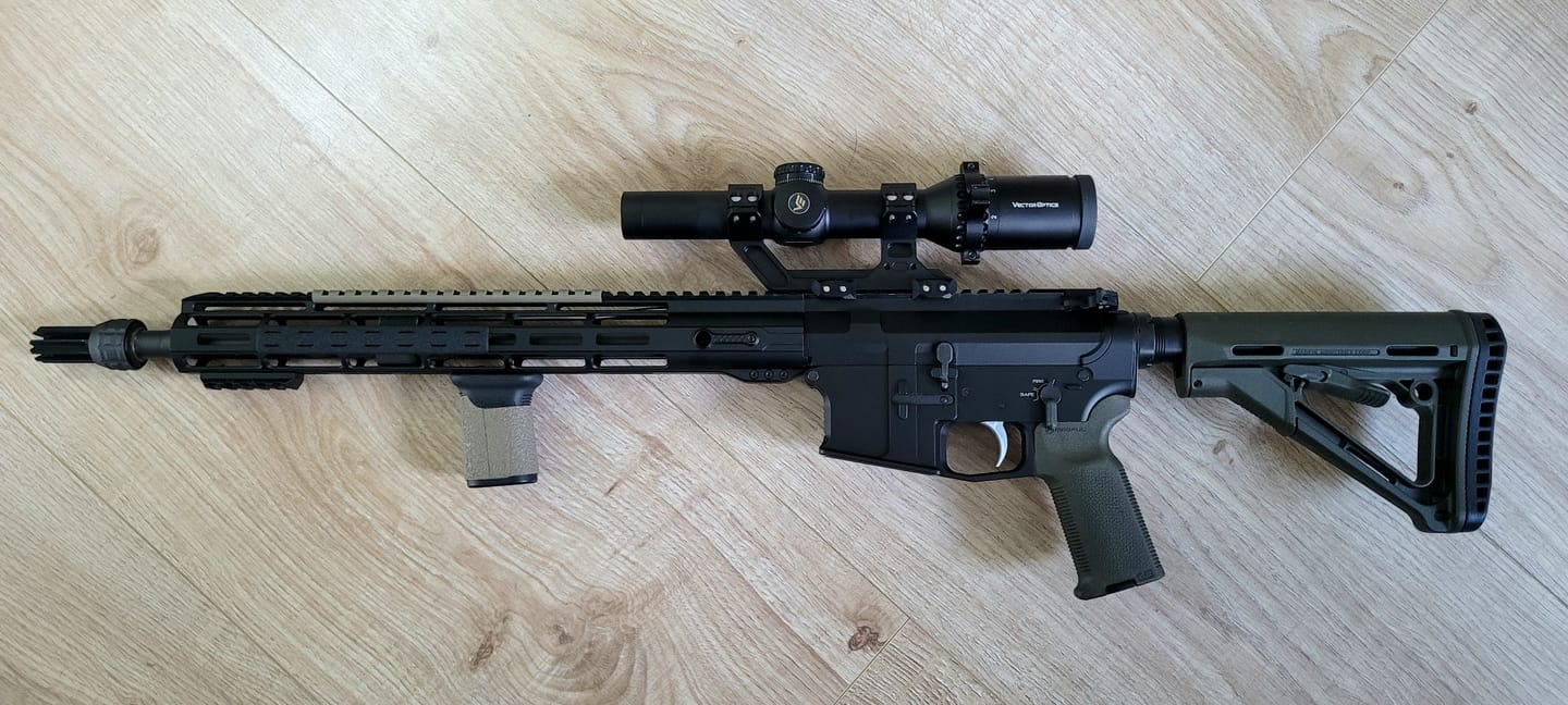 Customer photo review of Vector Optics XASR-3038 X-Accu Blockmontage für 30mm Tubus, 21mm Picatinny for AR, h=50mm