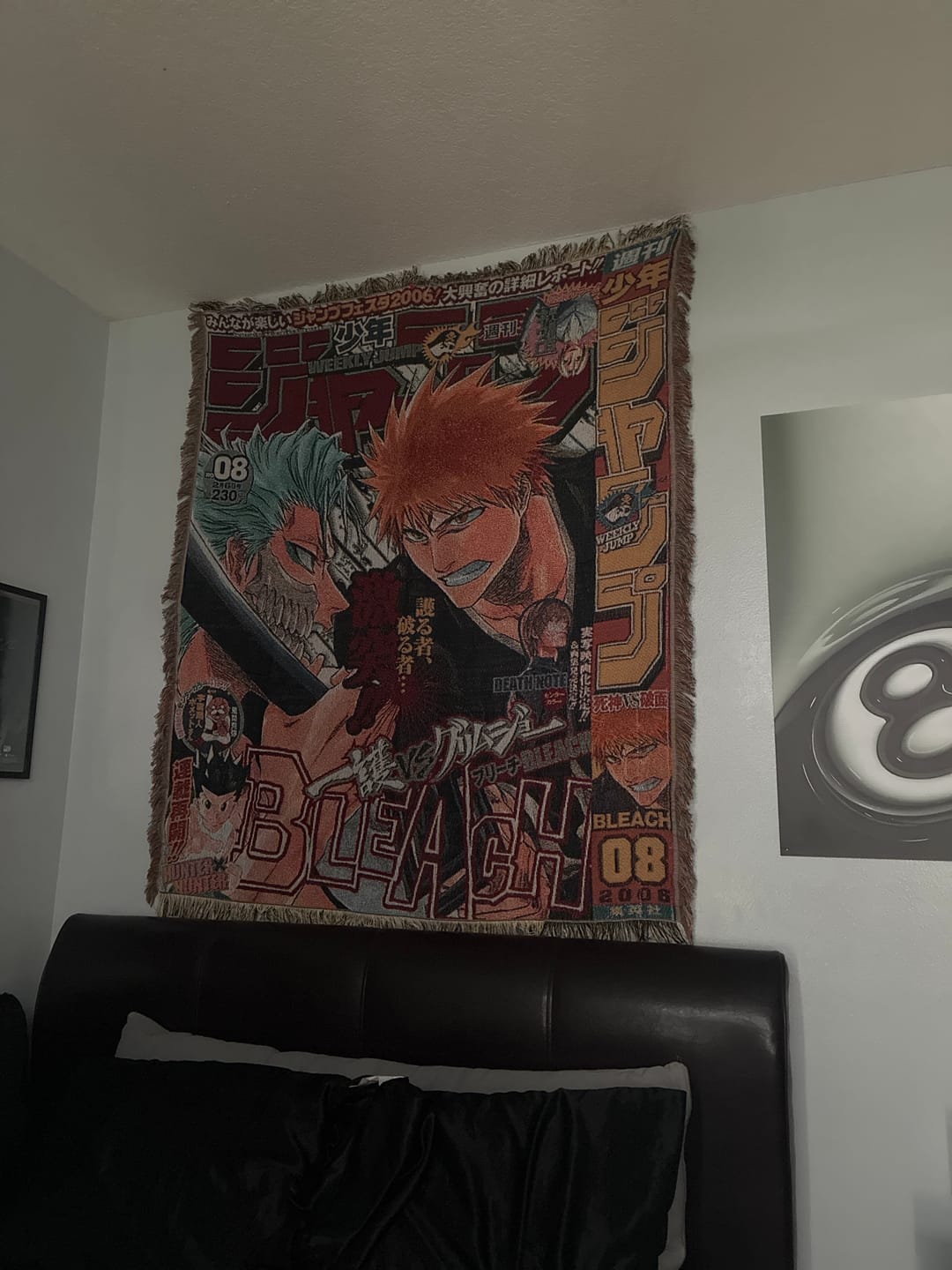 Customer photo review of Bankai Woven Blanket Tapestry