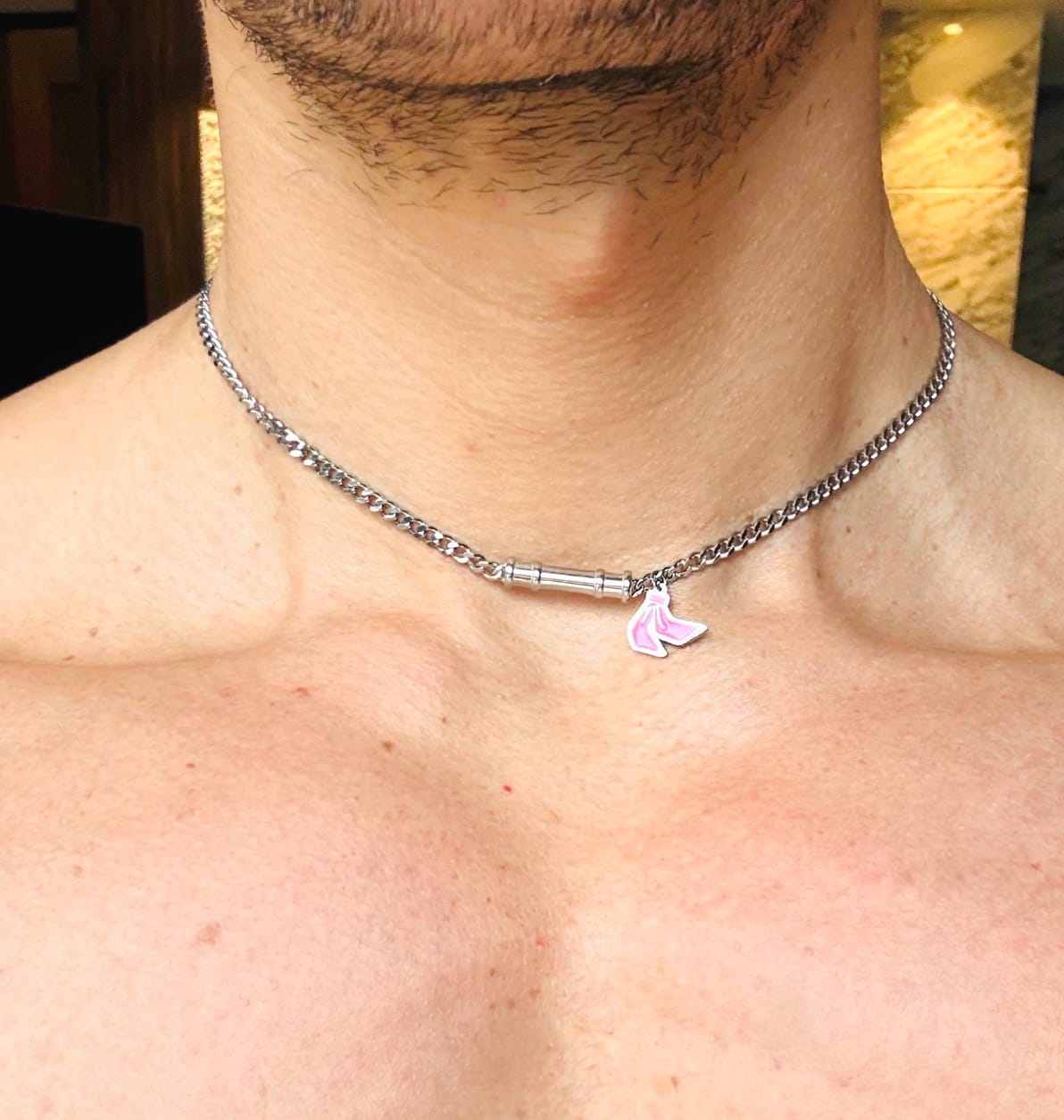 Customer photo review of Collar Nezuko | Acero Inoxidable | Demon Slayer: Kimetsu no Yaiba
