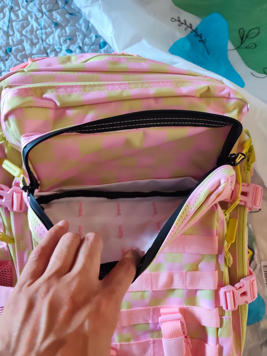 Customer photo review of Mochila Táctica V1 45L All in Bali