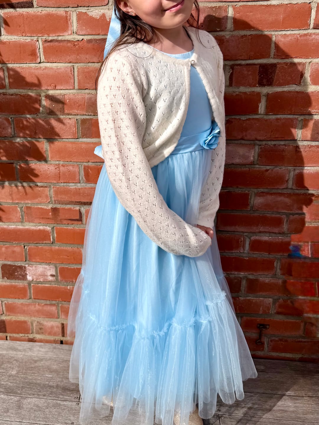 Customer photo review of Bolero Sweater | Ivory