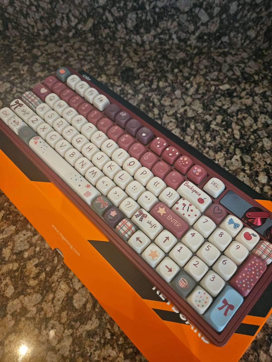 Customer photo review of KiiBOOM All My Faves Keycap Set