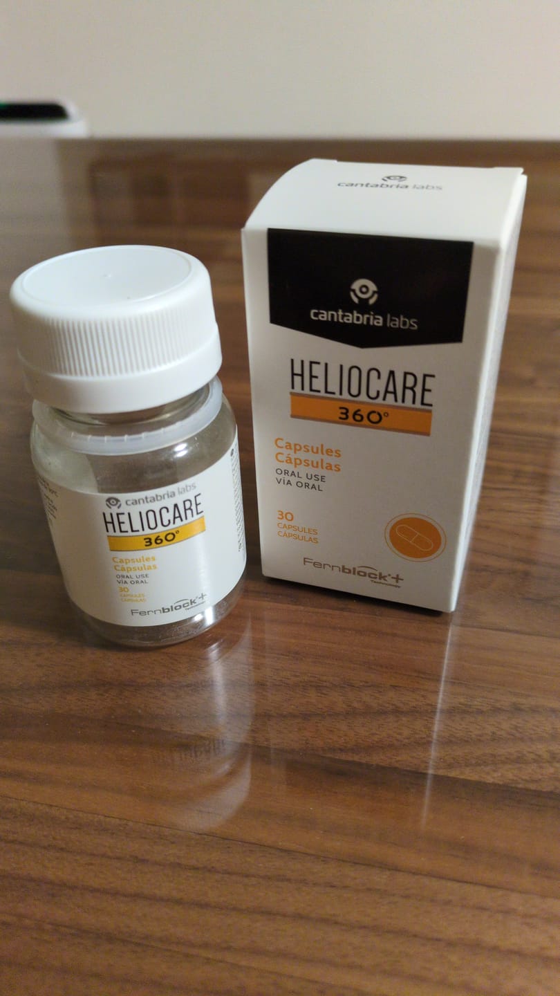 Customer photo review of ヘリオケア360° ORAL（飲む日焼け止め）