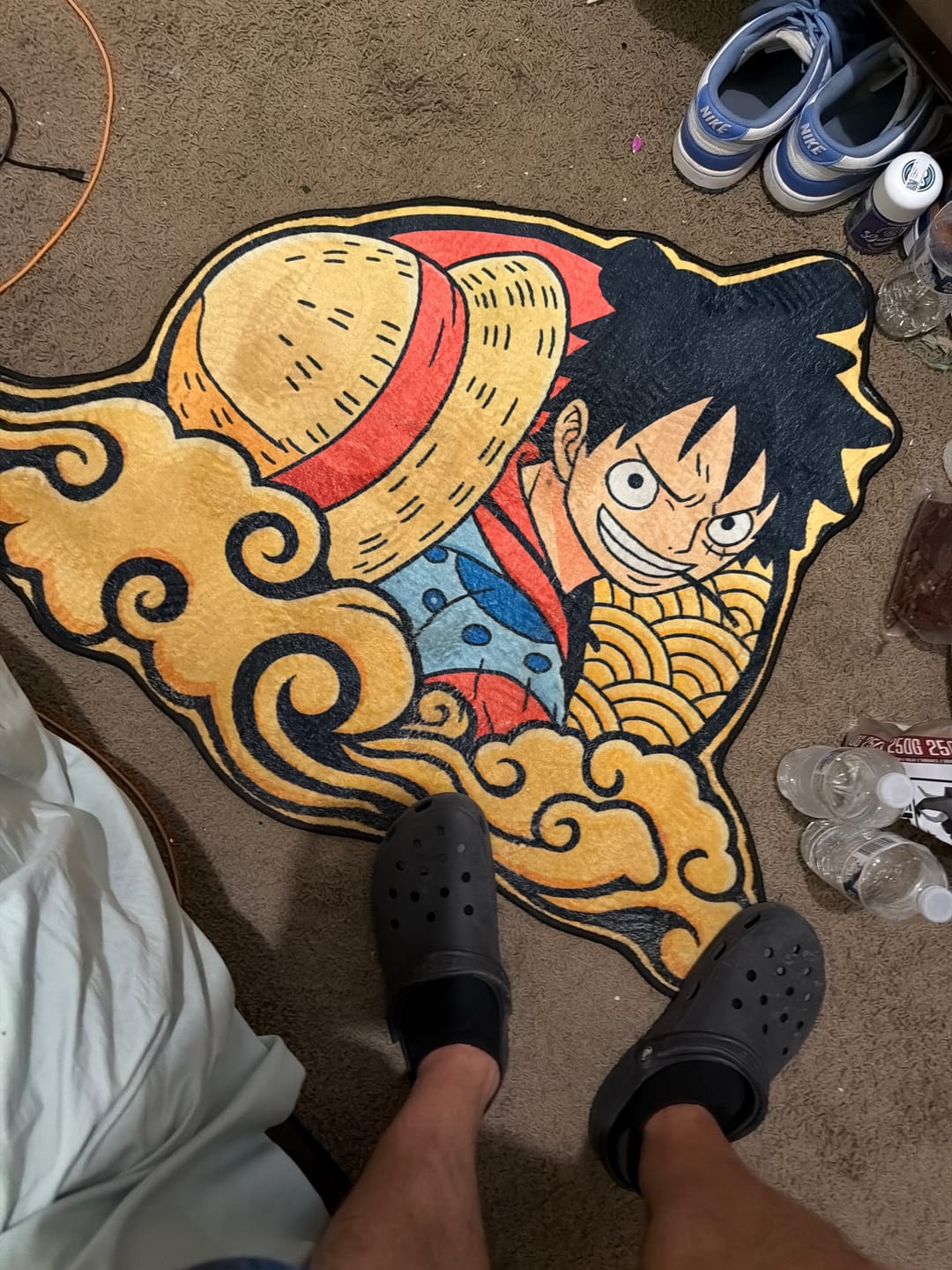 Customer photo review of Wano Country Luffy Rug