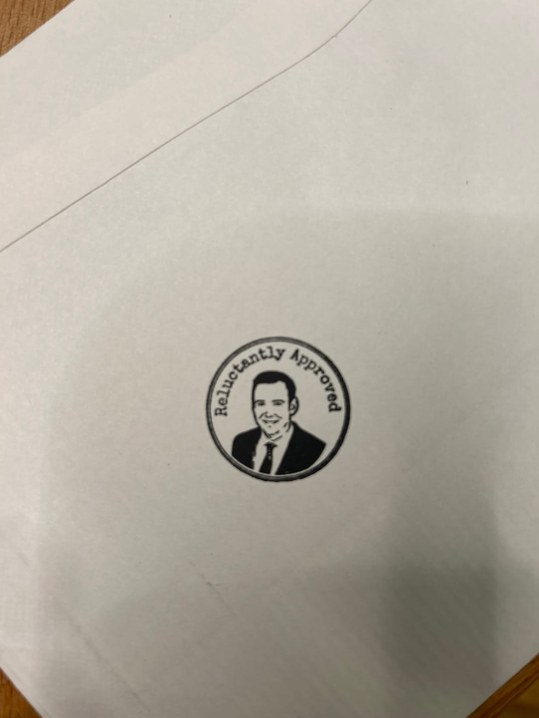 Customer photo review of Face Stamp﹘ Self-Inking Stamp﹘US