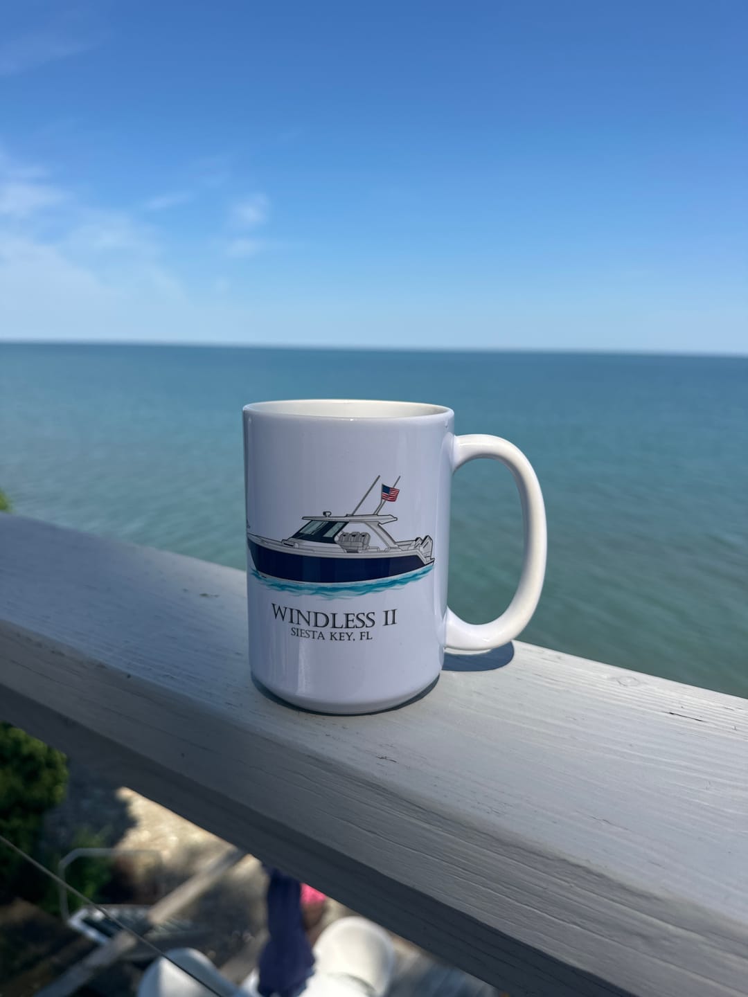 Customer photo review of Custom Boat Mugs