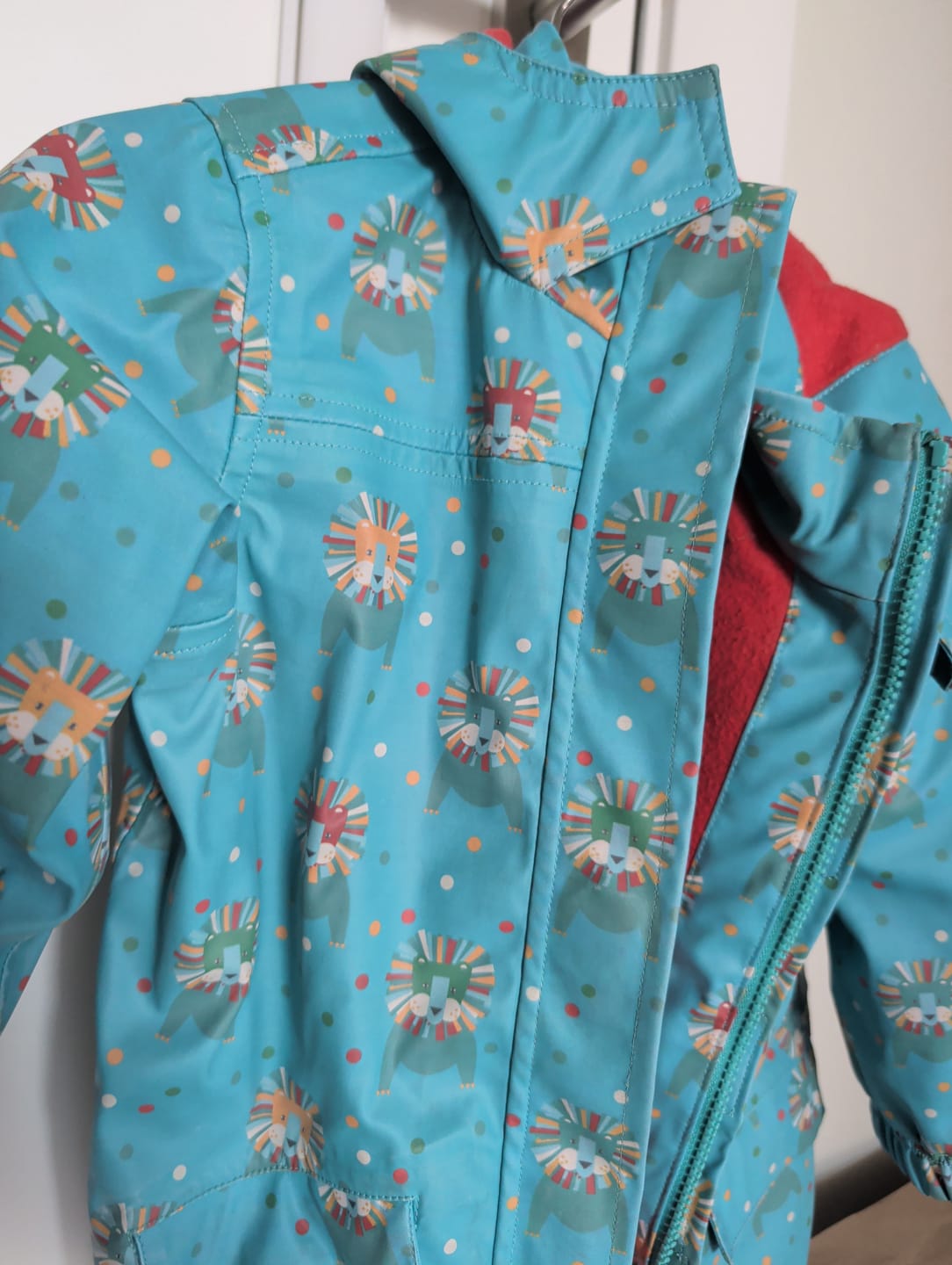 Customer photo review of Leo Lion Waterproof Recycled Raincoat