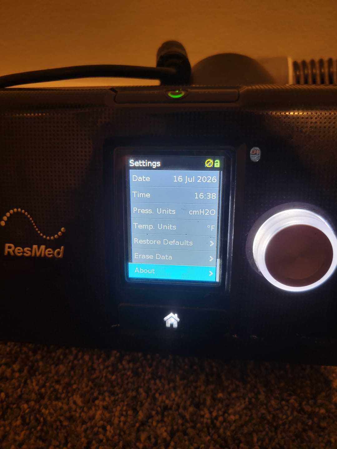 Customer photo review of ResMed AirSense 11 AutoSet CPAP Machine with HumidAir Heated Humidifier