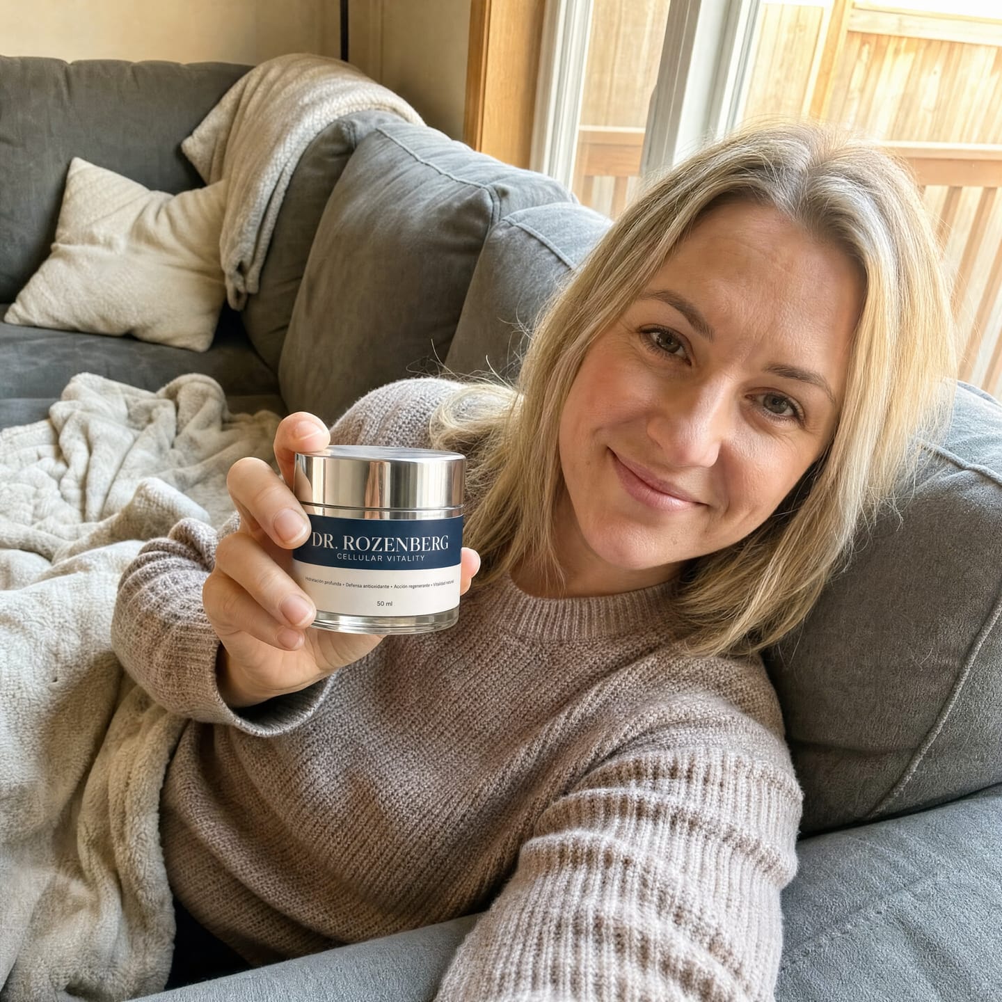 Customer photo review of Cellular Vitality – Crema de día