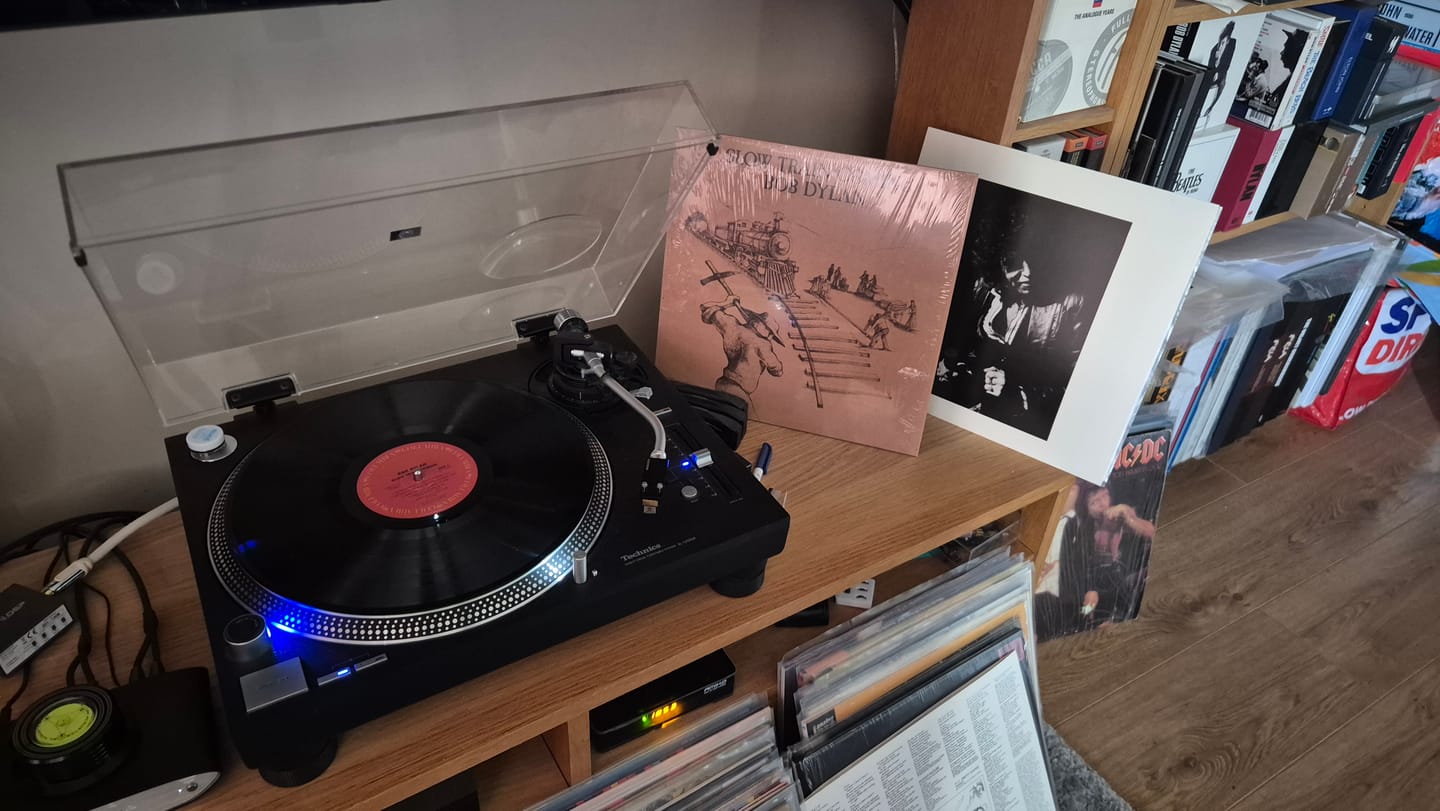 Customer photo review of Slow Train Coming - Bob Dylan [VINYL]