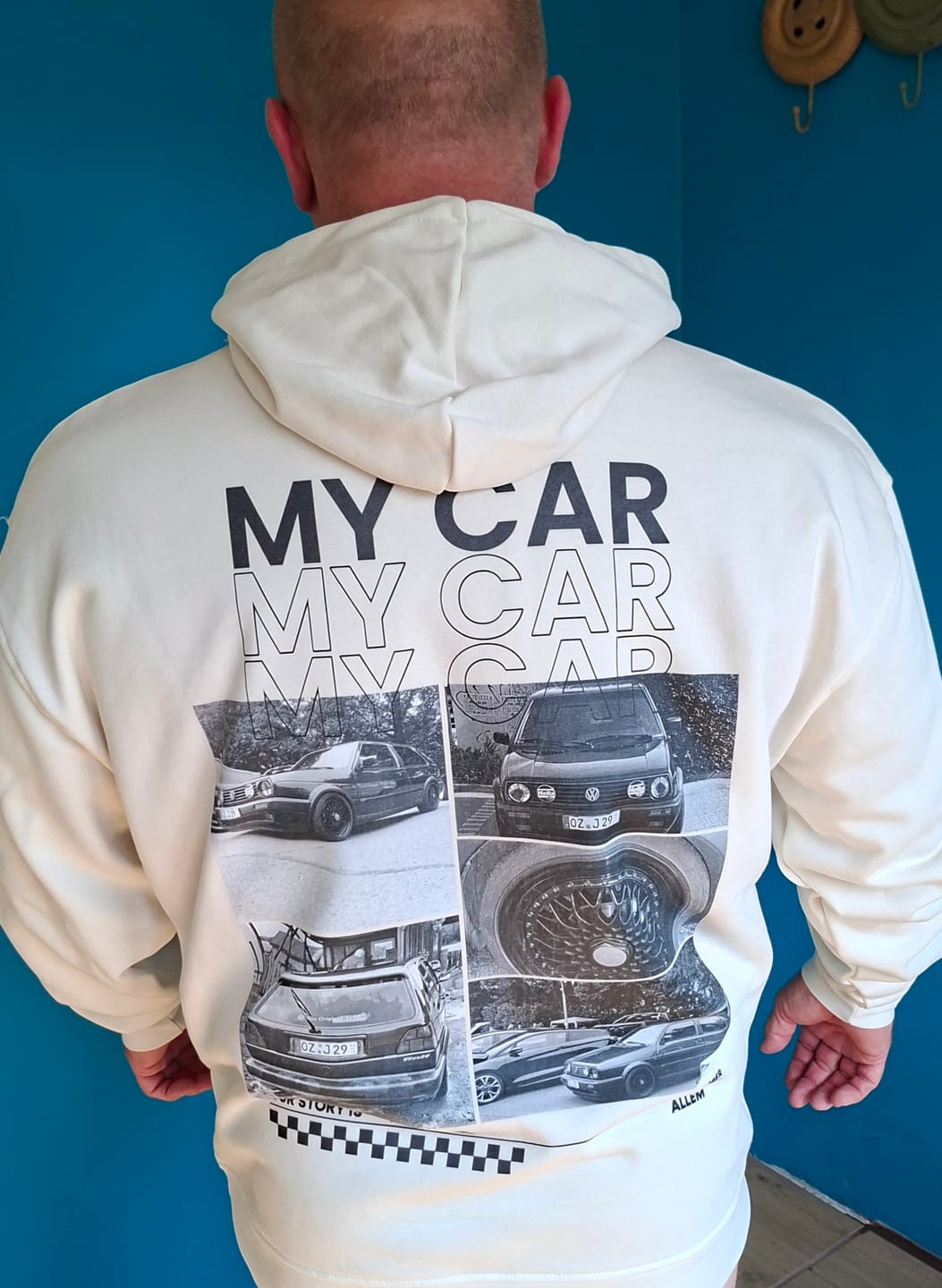 Customer photo review of MY CAR - Premium Hoodie