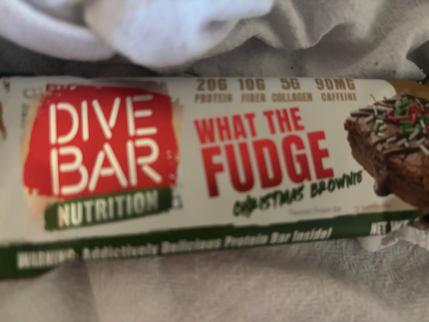 Customer photo review of WTF Christmas Brownie - 6 Bars