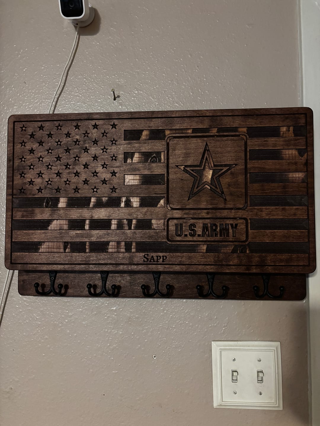 Customer photo review of PERSONALIZABLE ARMY