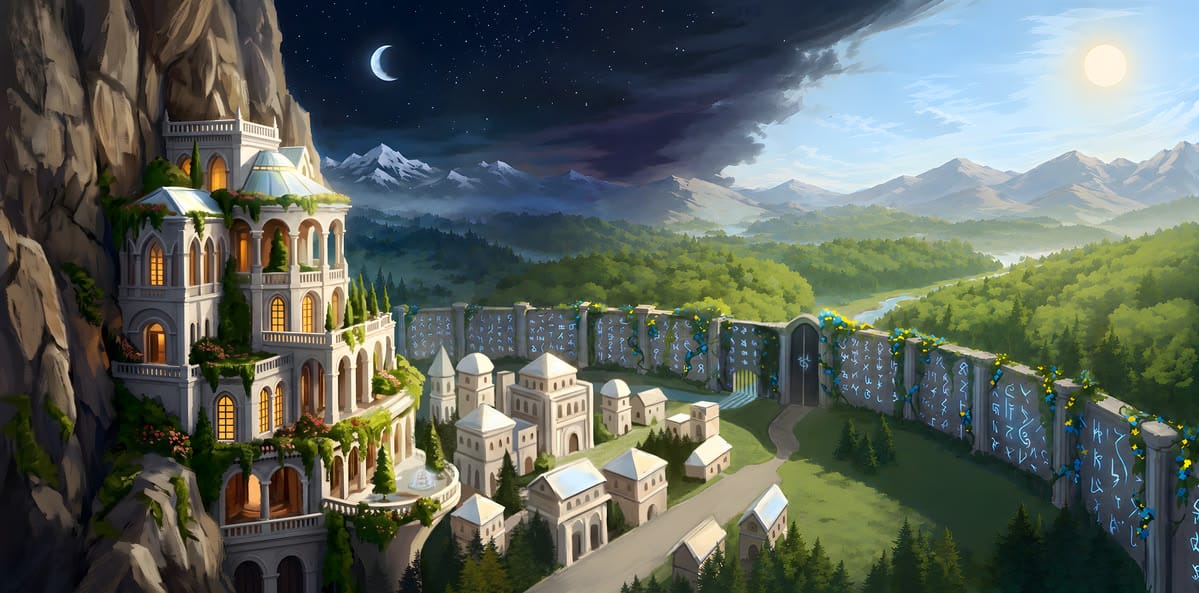 Customer photo review of Fantasy Landscape Commission