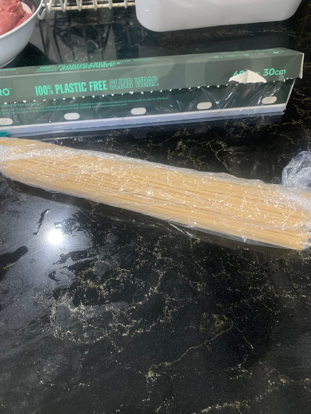 Customer photo review of Plastic-Free Cling Wrap