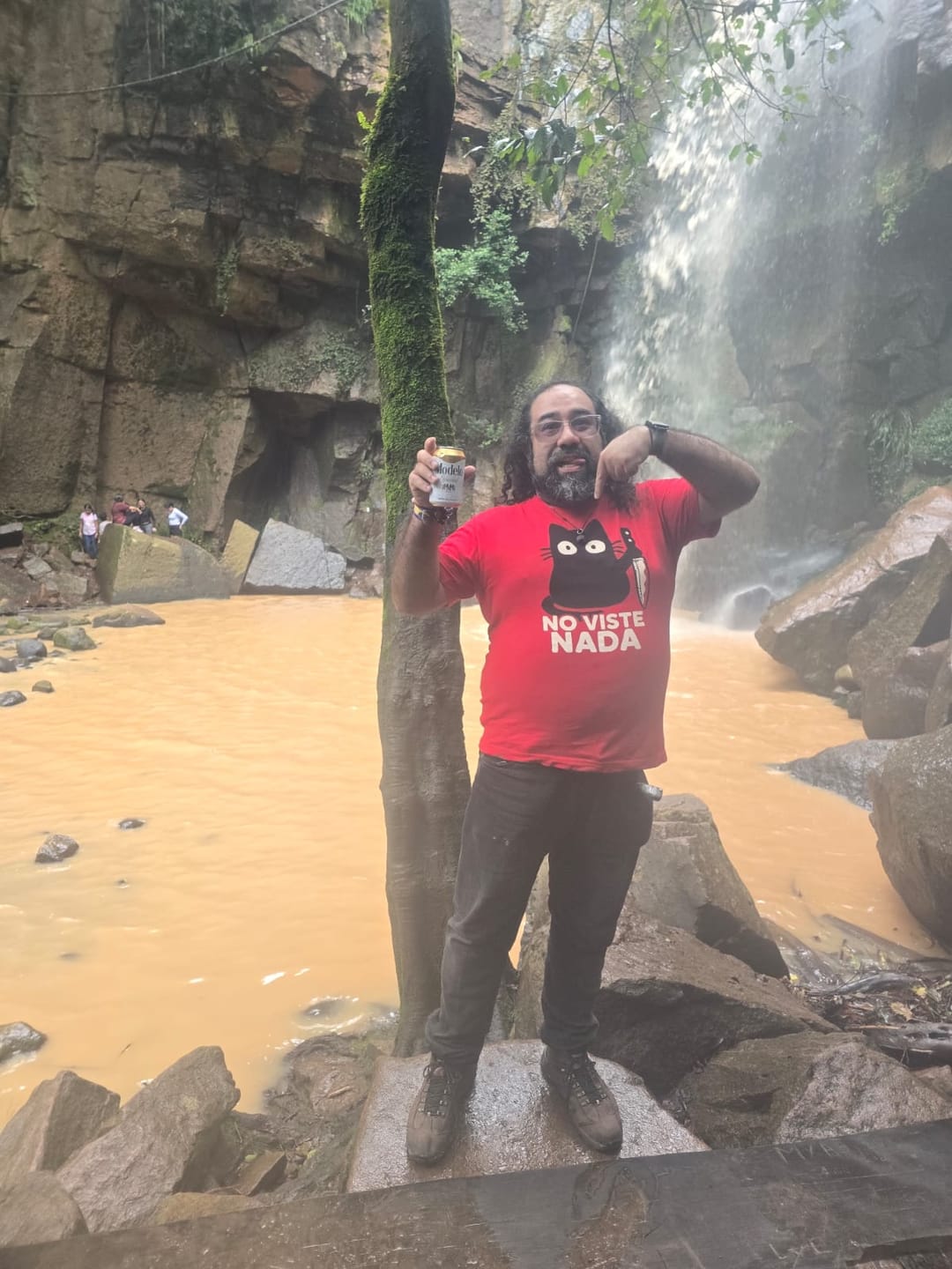 Customer photo review of No Viste Nada - Playera CABALLERO