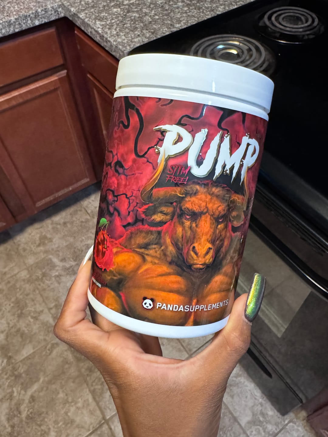 Customer photo review of PUMP STIM FREE PRE-WORKOUT