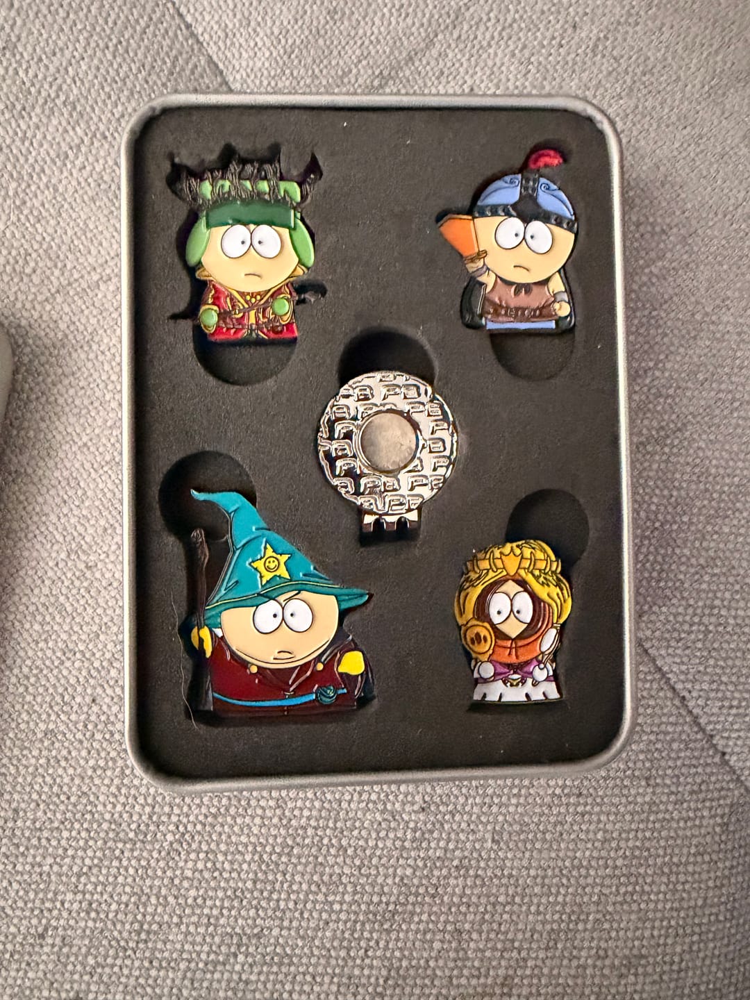 Customer photo review of Stick of Truth - 4 Piece Ball Marker Set w/ Hat Clip