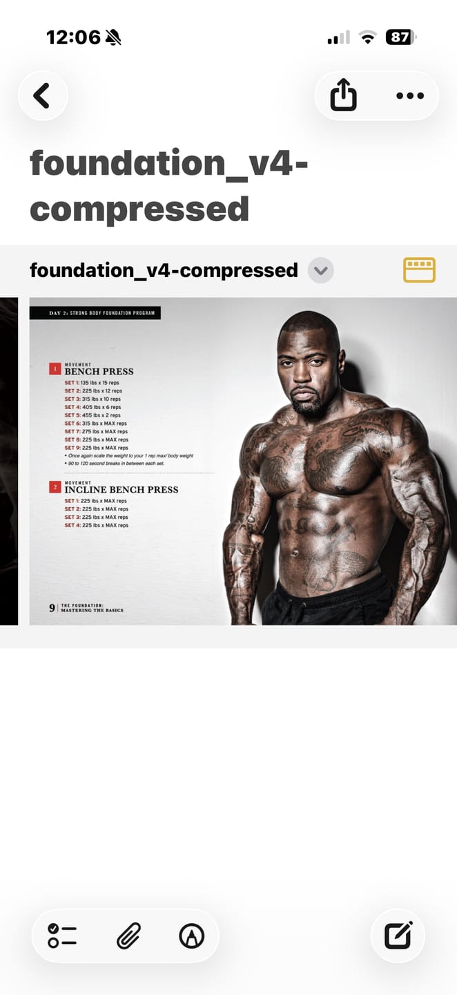 Customer photo review of Atlas Performance Creatine