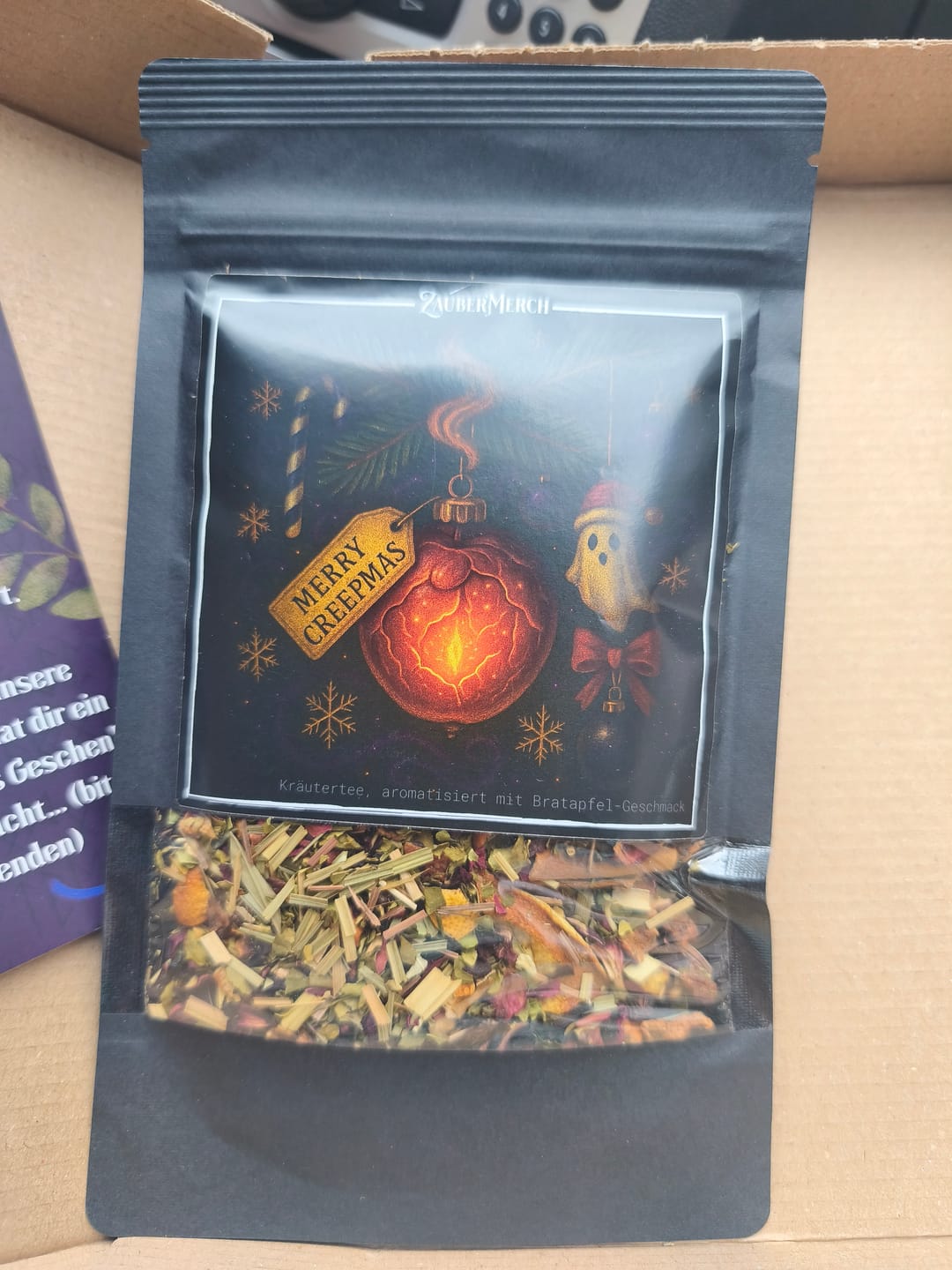 Customer photo review of Merry Creepmas – Kräutertee mit Bratapfel & winterlicher Würze | Limitierter Winter Tee
