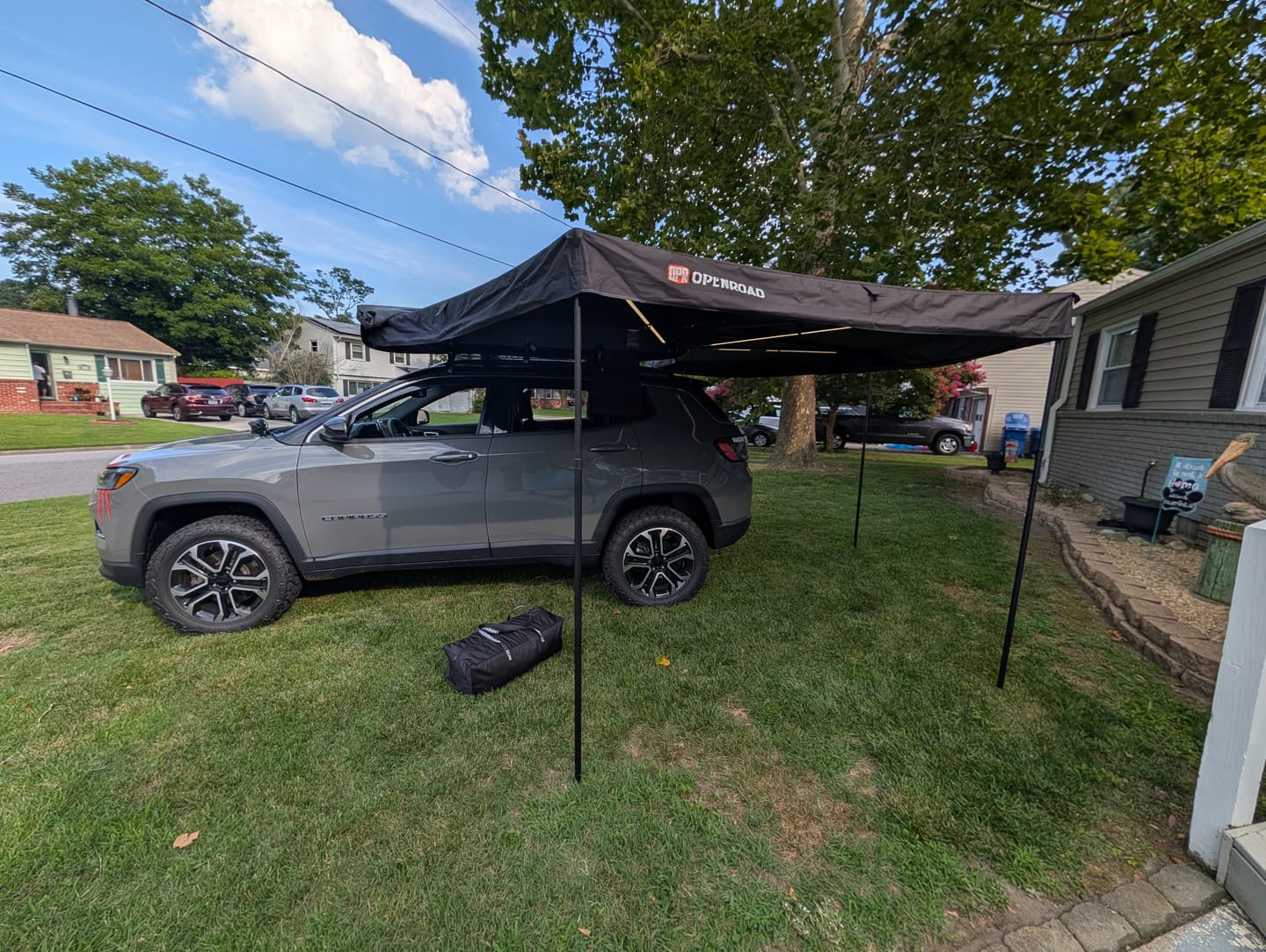 Customer photo review of OPENROAD  270 Free Standing Awning for Camping-Adventure Series