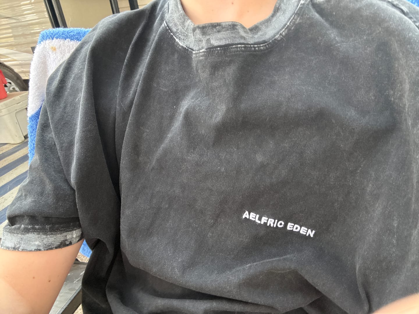 Customer photo review of Aelfric Eden Washed Seam Tee
